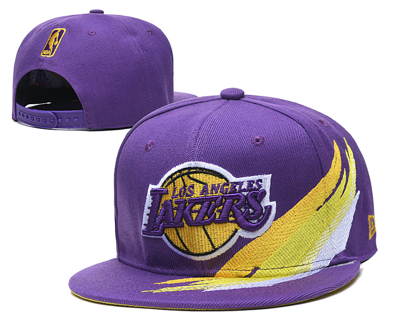 Los Angeles Lakers Stitched Snapback Hats 057